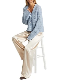 Bouclé Alpaca-Blend Cardigan