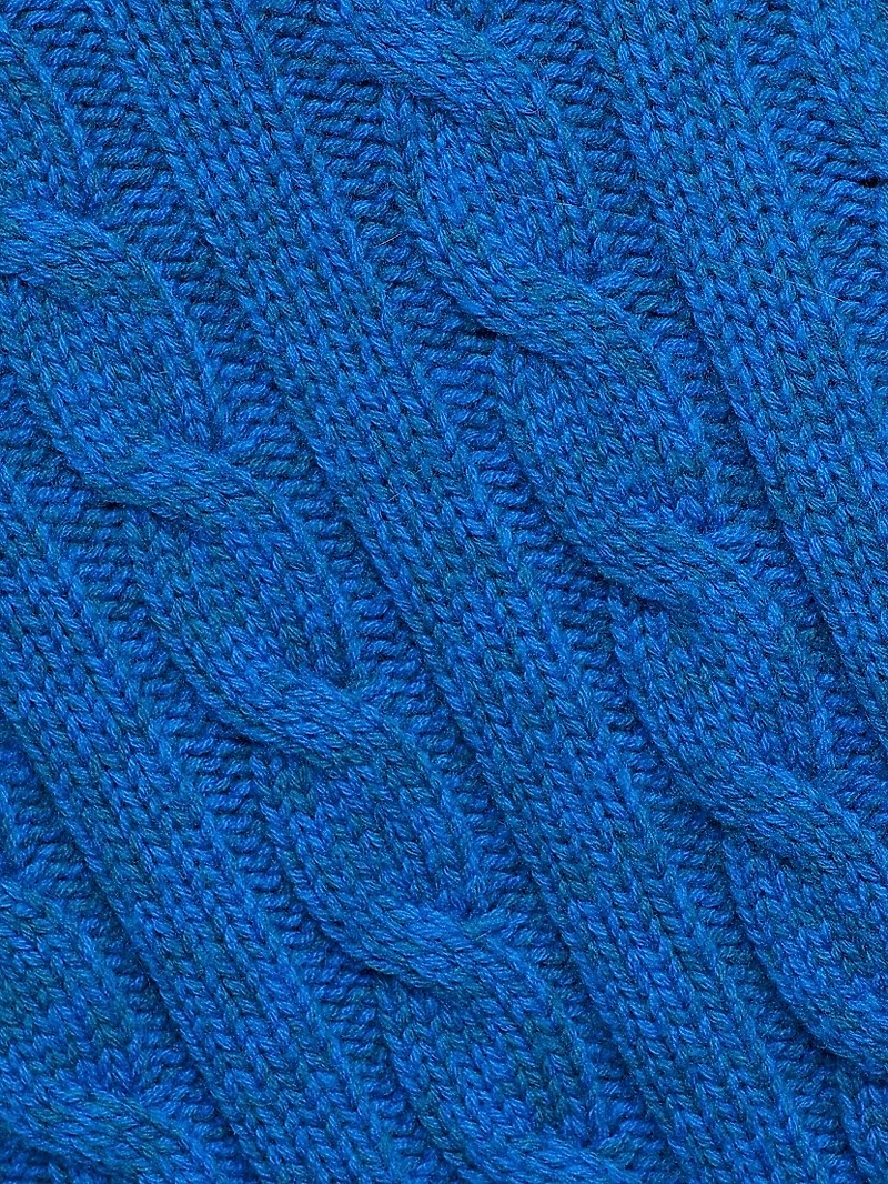 Cable-Knit Wool & Cashmere Sweater