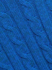 Cable-Knit Wool & Cashmere Sweater