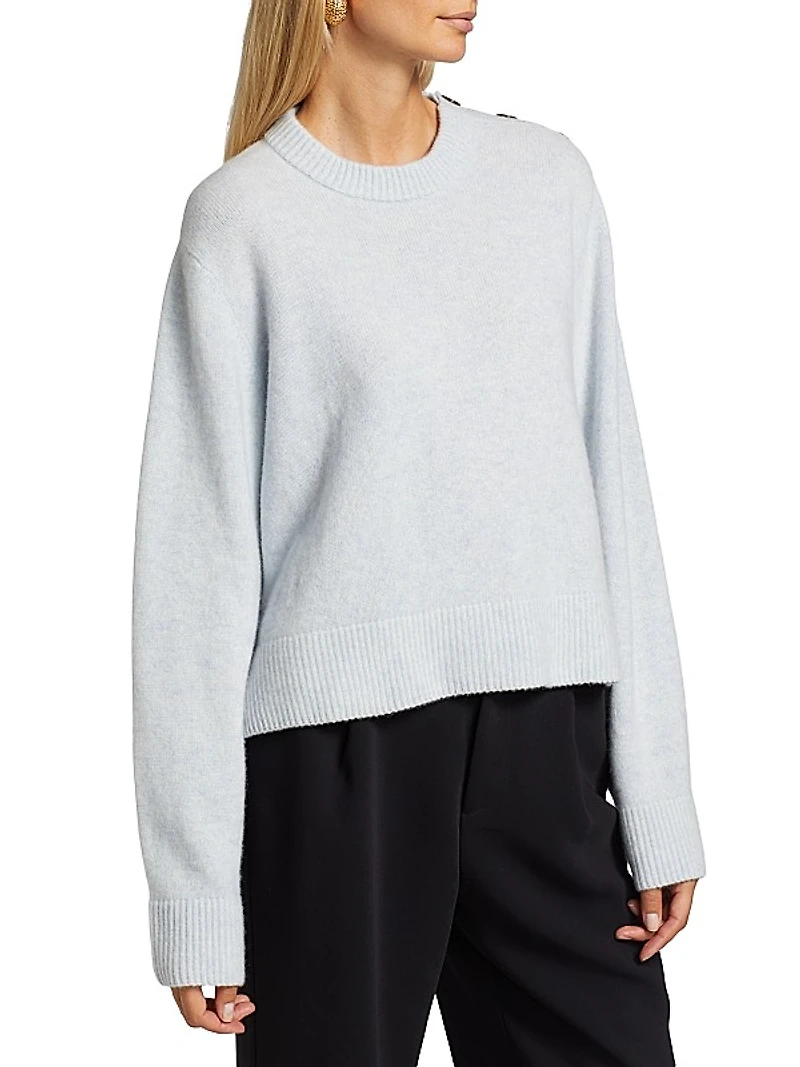 Cashmere Utility Crewneck Sweater