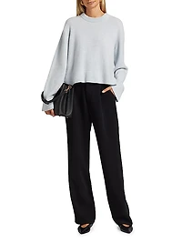 Cashmere Utility Crewneck Sweater