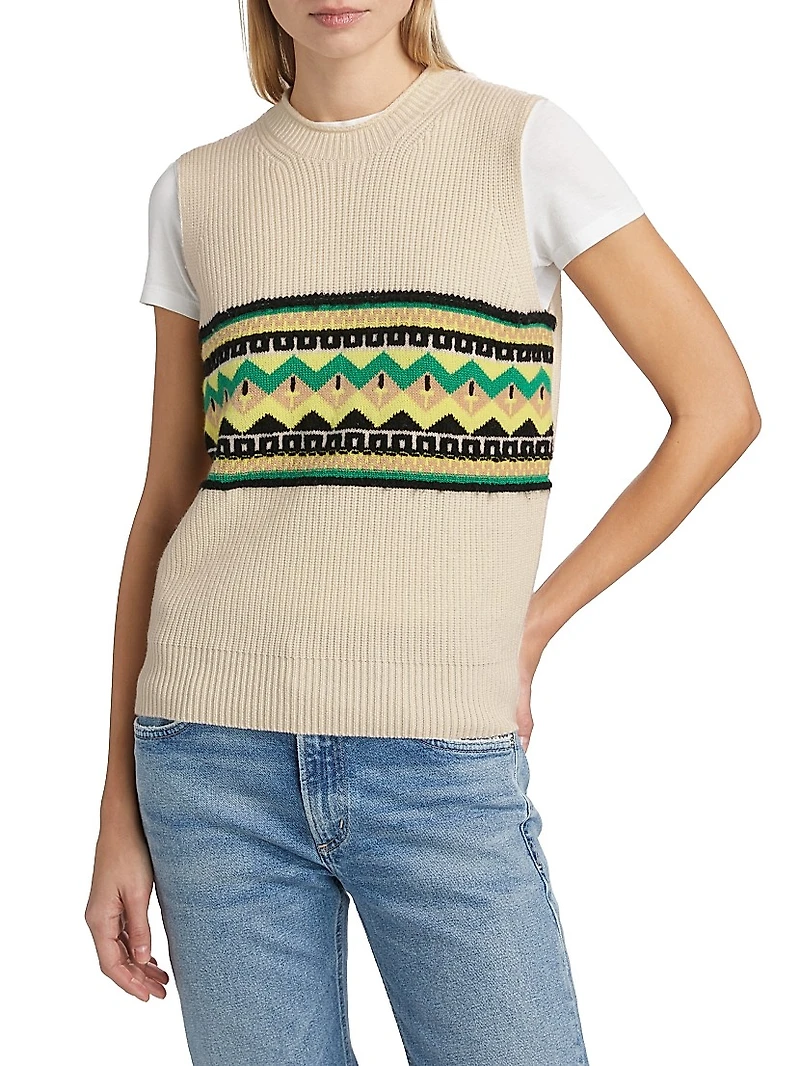 Chalet Wool-Cashmere Sweater Vest