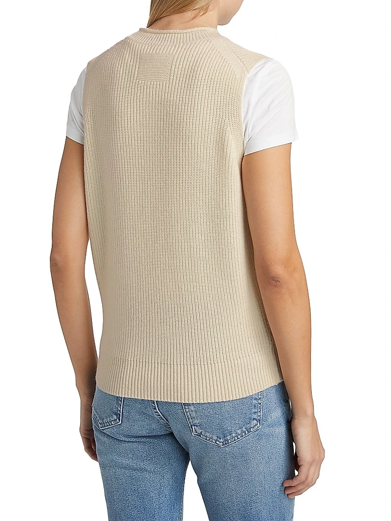 Chalet Wool-Cashmere Sweater Vest