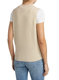 Chalet Wool-Cashmere Sweater Vest