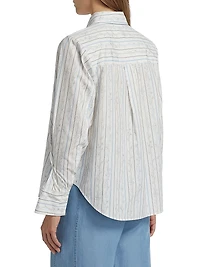 Wesley Floral Stripe Shirt