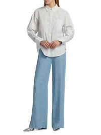 Wesley Floral Stripe Shirt