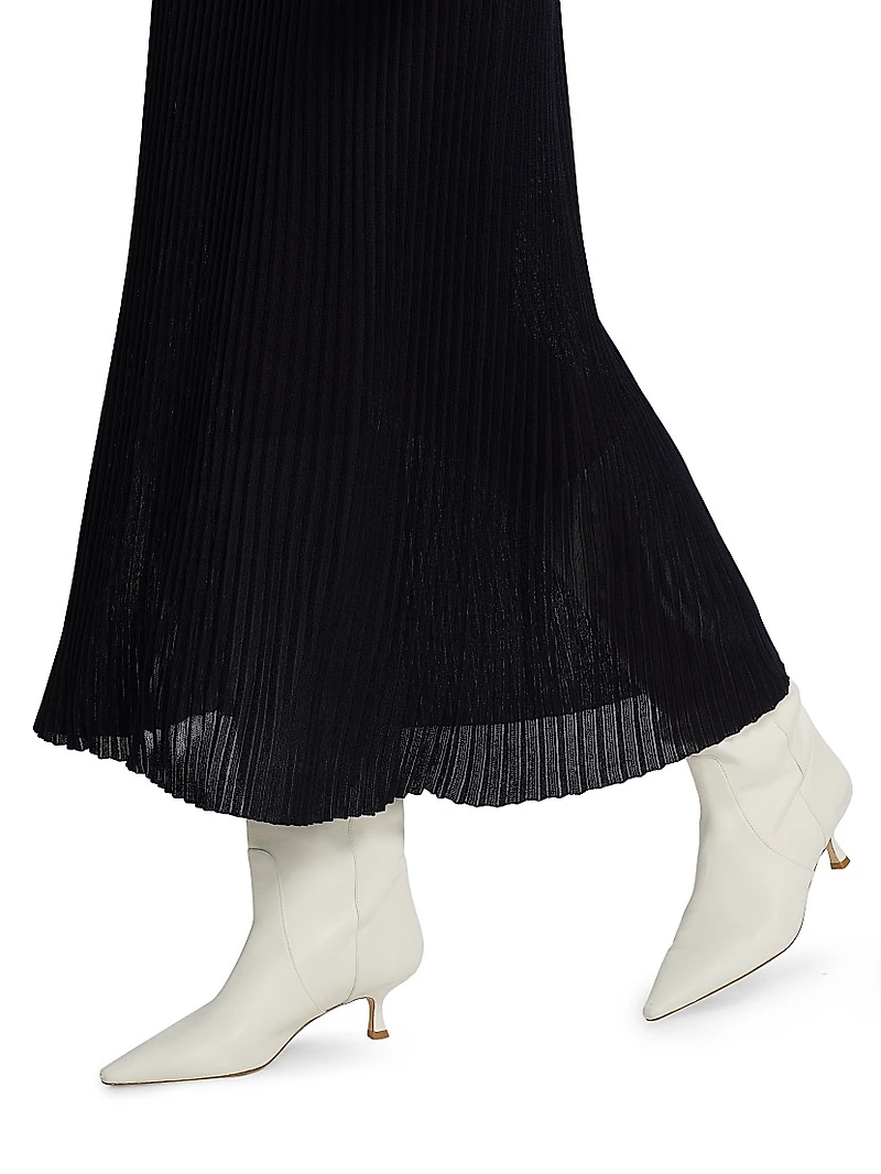 Lecco Rib-Knit Cocktail Dress