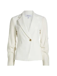 Flora Mixed-Media Jacket