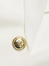 Flora Mixed-Media Jacket