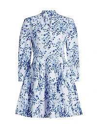 Jessica Floral Cotton Minidress