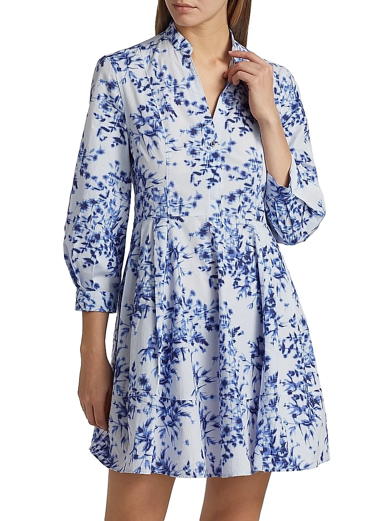 Jessica Floral Cotton Minidress