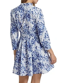Jessica Floral Cotton Minidress