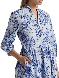 Jessica Floral Cotton Minidress