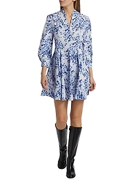 Jessica Floral Cotton Minidress