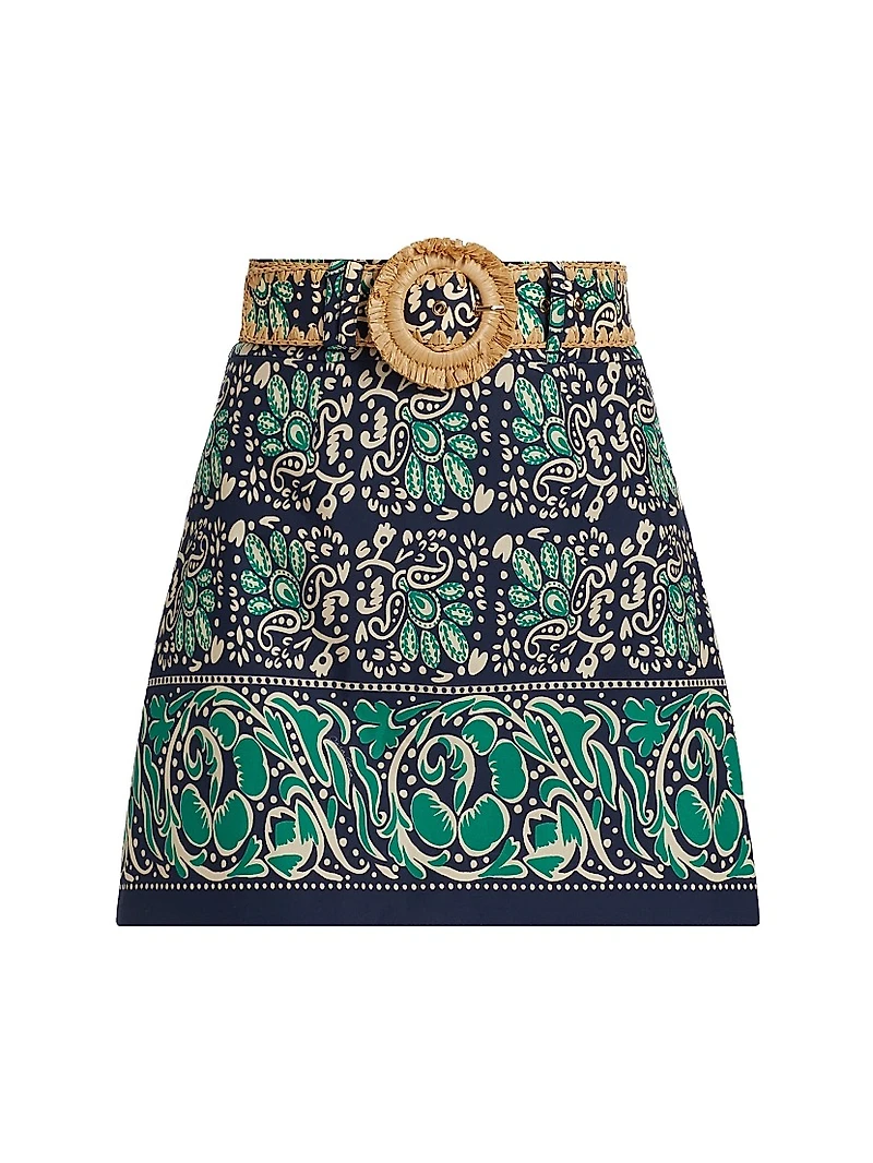 Blaze Cotton Miniskirt