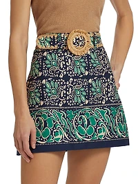 Blaze Cotton Miniskirt