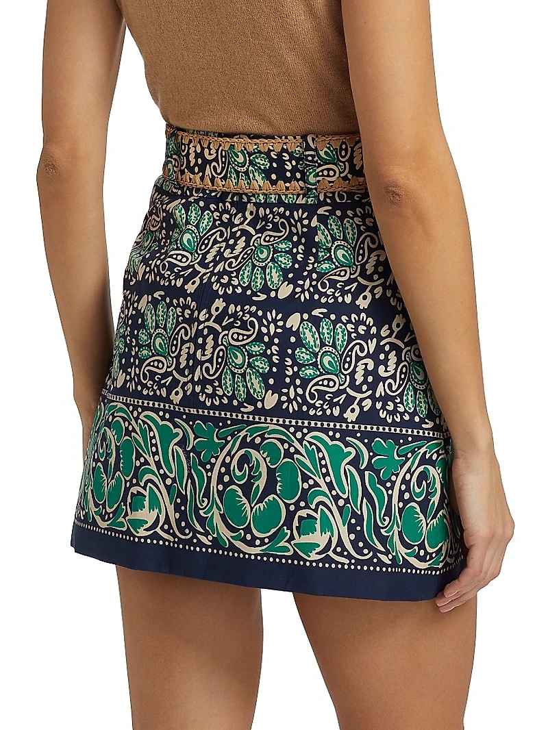 Blaze Cotton Miniskirt