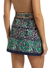Blaze Cotton Miniskirt