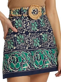 Blaze Cotton Miniskirt