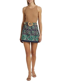 Blaze Cotton Miniskirt
