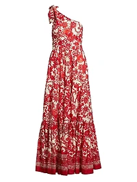 Mattera Floral Cotton Maxi Dress