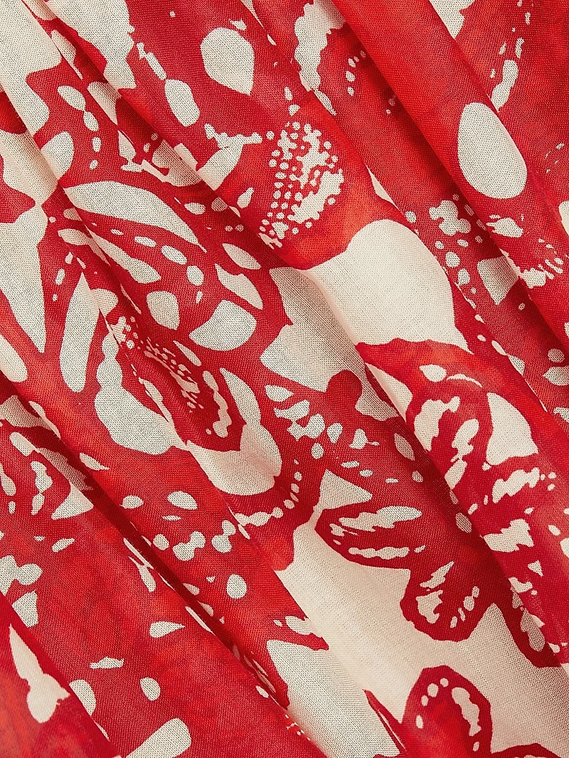 Mattera Floral Cotton Maxi Dress