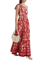Mattera Floral Cotton Maxi Dress