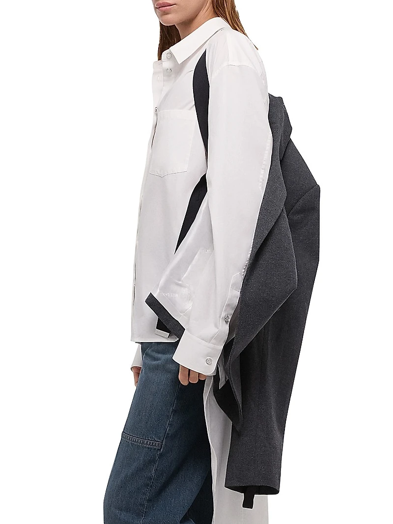 Driver Boxy Wool-Blend Blazer