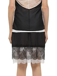 Lace Slip Miniskirt