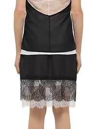 Lace Slip Miniskirt