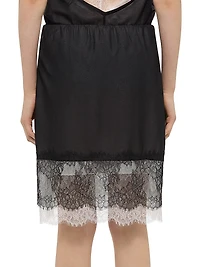 Lace Slip Miniskirt