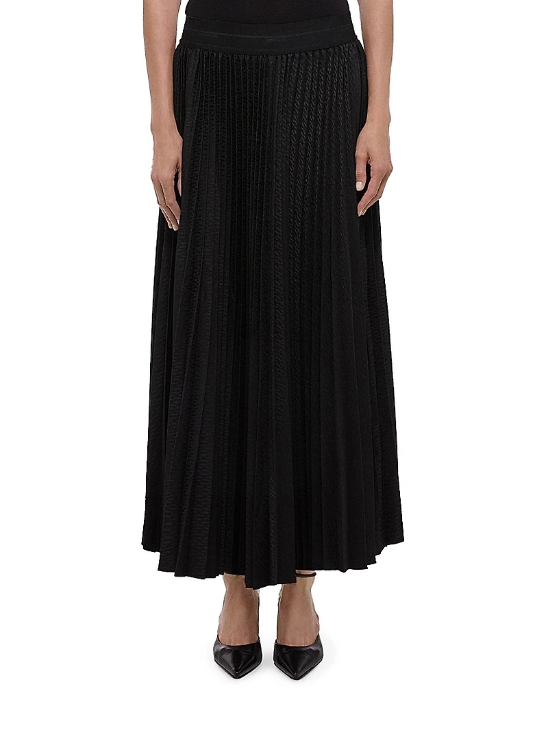 Tona Pleated Maxi Skirt