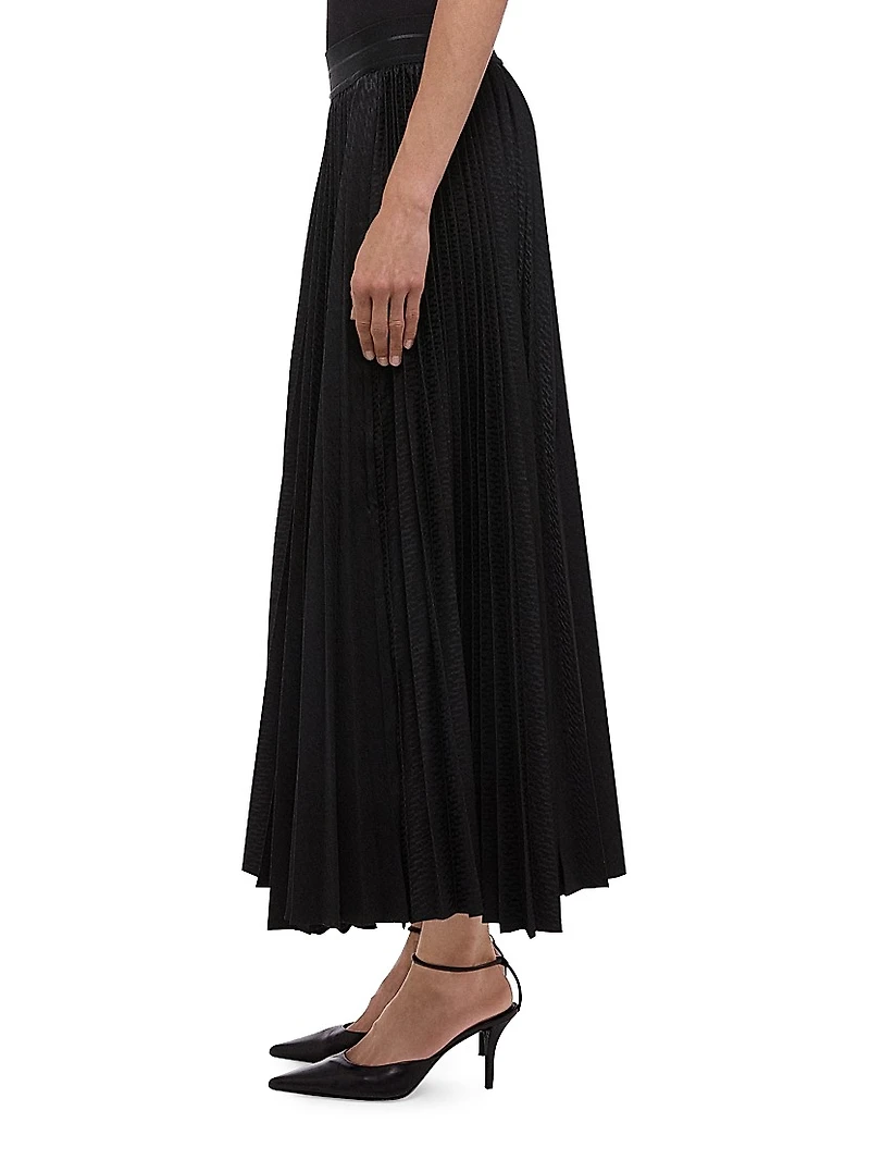 Tona Pleated Maxi Skirt