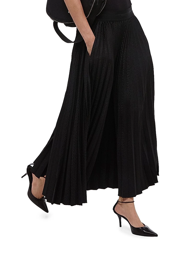Tona Pleated Maxi Skirt