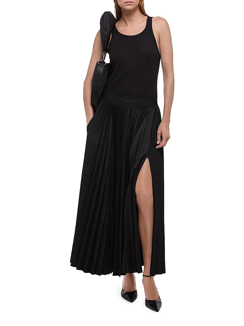 Tona Pleated Maxi Skirt