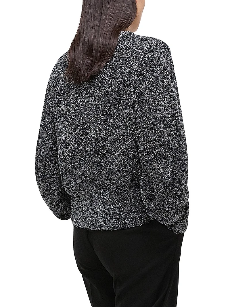 Apex Metallic Crewneck Sweater