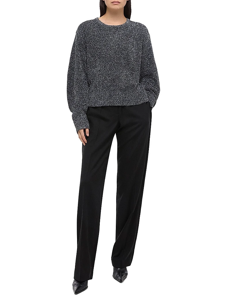 Apex Metallic Crewneck Sweater