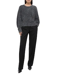 Apex Metallic Crewneck Sweater