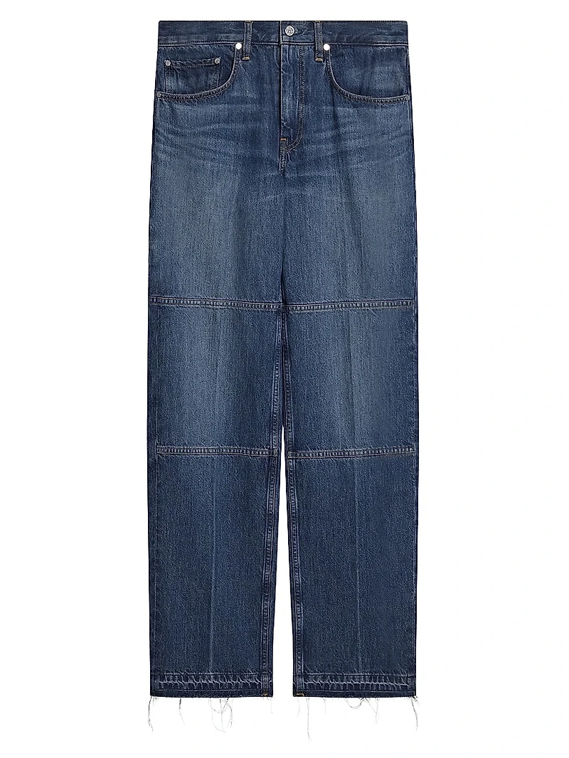 Carpenter High-Rise Straight-Leg Jeans