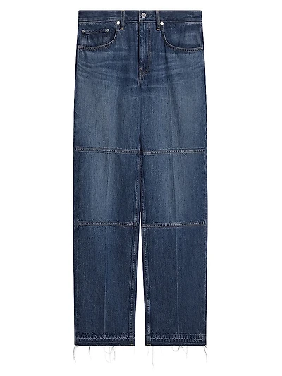 Carpenter High-Rise Straight-Leg Jeans