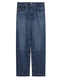 Carpenter High-Rise Straight-Leg Jeans