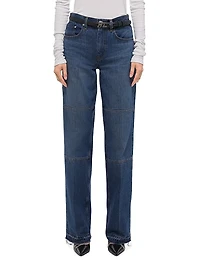 Carpenter High-Rise Straight-Leg Jeans