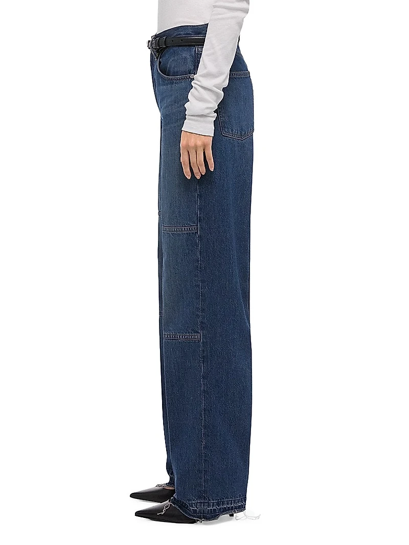 Carpenter High-Rise Straight-Leg Jeans