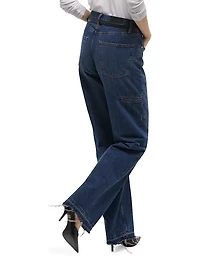 Carpenter High-Rise Straight-Leg Jeans