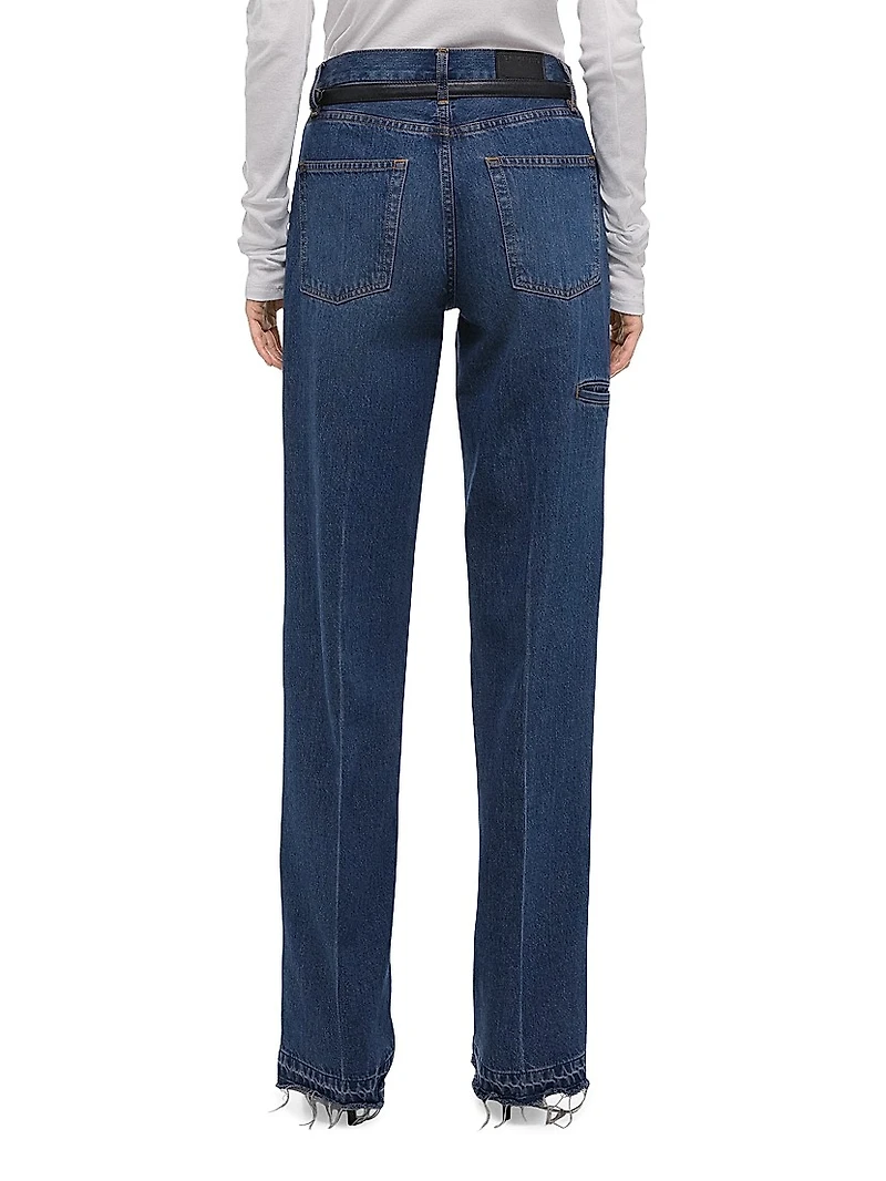Carpenter High-Rise Straight-Leg Jeans