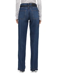 Carpenter High-Rise Straight-Leg Jeans