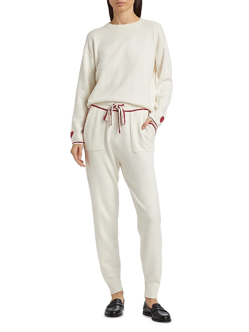 Elizabeth Sweater Cotton-Blend Joggers