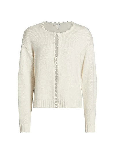 Emmy Imitation Pearl Cardigan