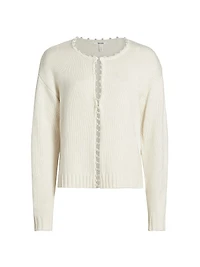 Emmy Imitation Pearl Cardigan