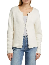 Emmy Imitation Pearl Cardigan